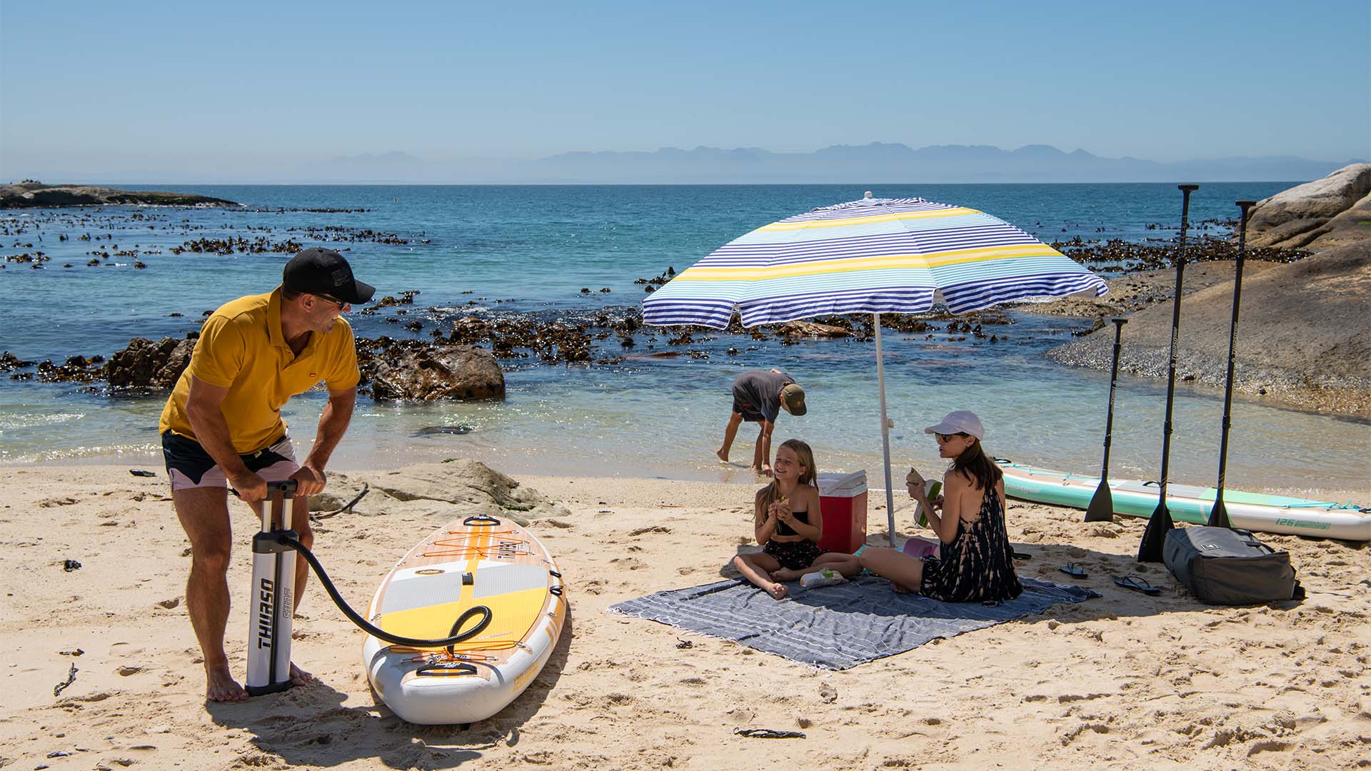 Alle Thurso Surf SUP-Pakete enthalten vollständiges Zubehör für Ihr Wasserabenteuer