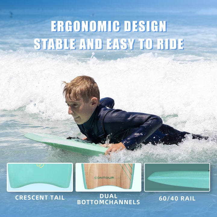 THURSO SURF Reed Turquoise Body Board 33 Inches design