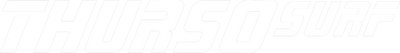 Thurso Surf logo in white on a black background
