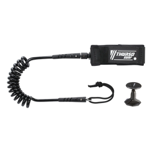 Double Swivel Coiled Wrist Leash